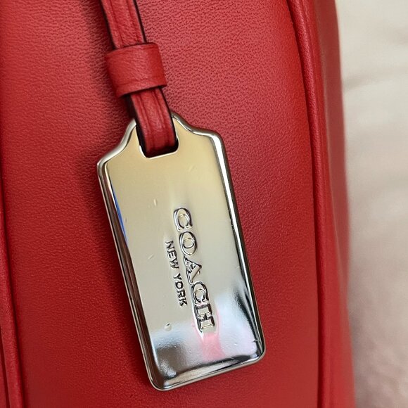 Coach Glovetan Orange Leather Nomad Hobo Bag F36026 - Picture 5 of 16